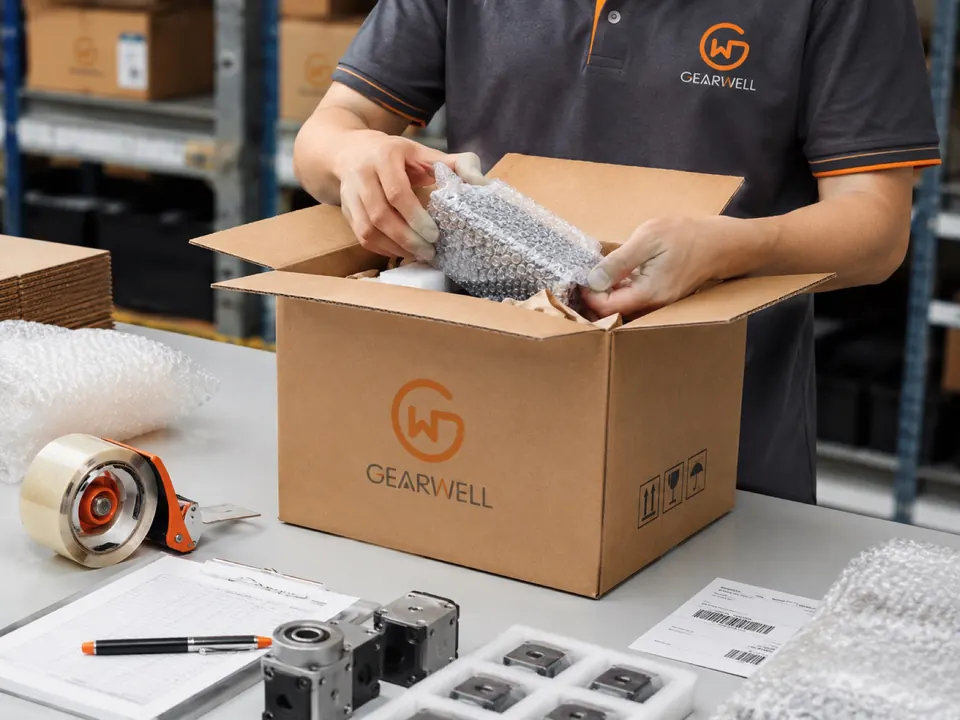 GEARWELL warehouse and order preparation
