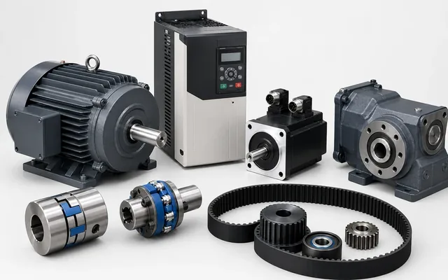 Industrial drives, motors and power transmission references.