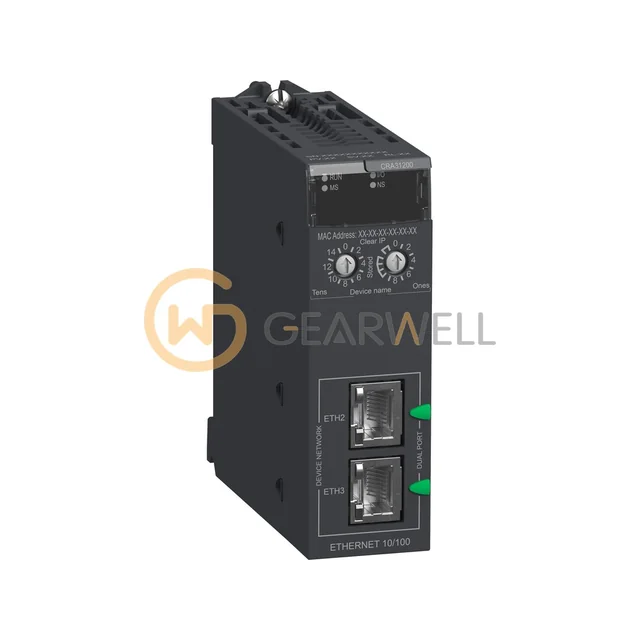 Schneider Electric BMXCRA31200 Modicon X80 EtherNet/IP Remote I/O Drop Adapter