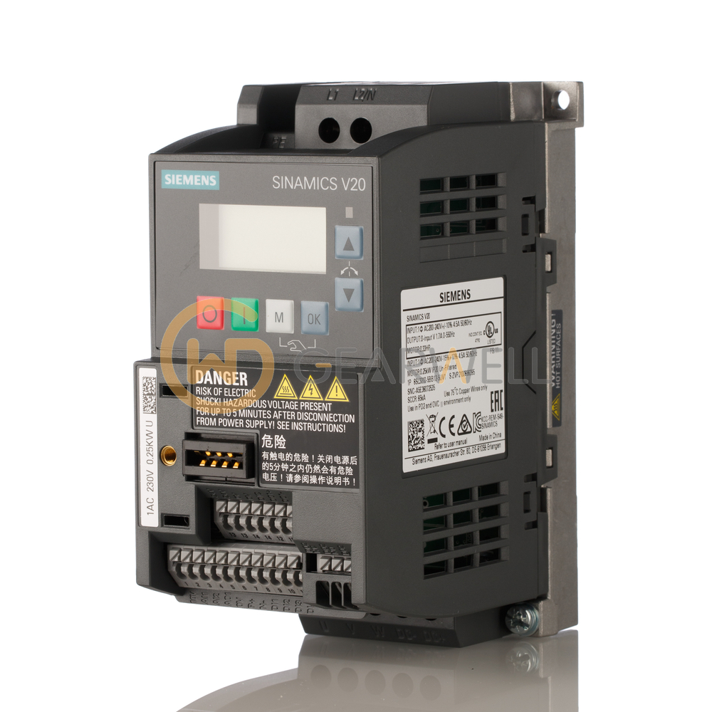 Siemens 6SL3210-5BB12-5UV1 SINAMICS V20 AC Drive