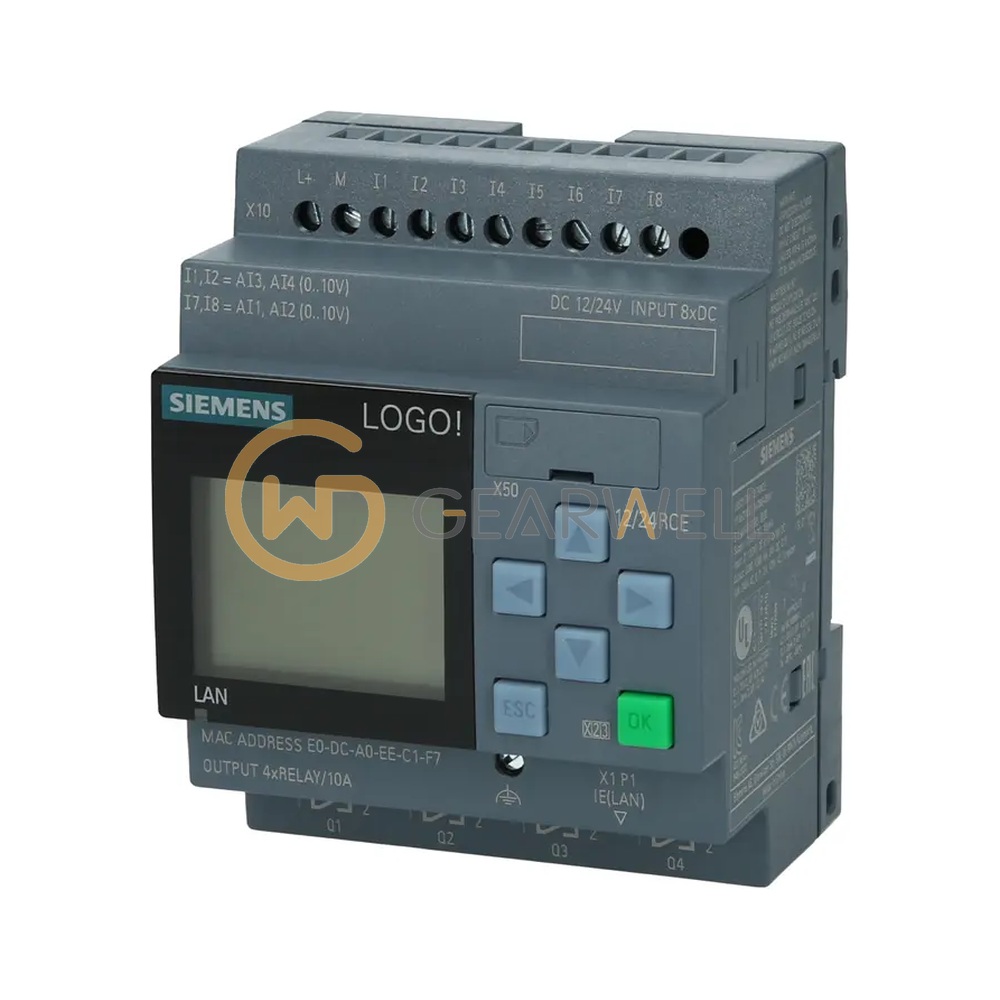 Siemens 6ED1052-1MD08-0BA2 LOGO! 12/24RCE Logic Module