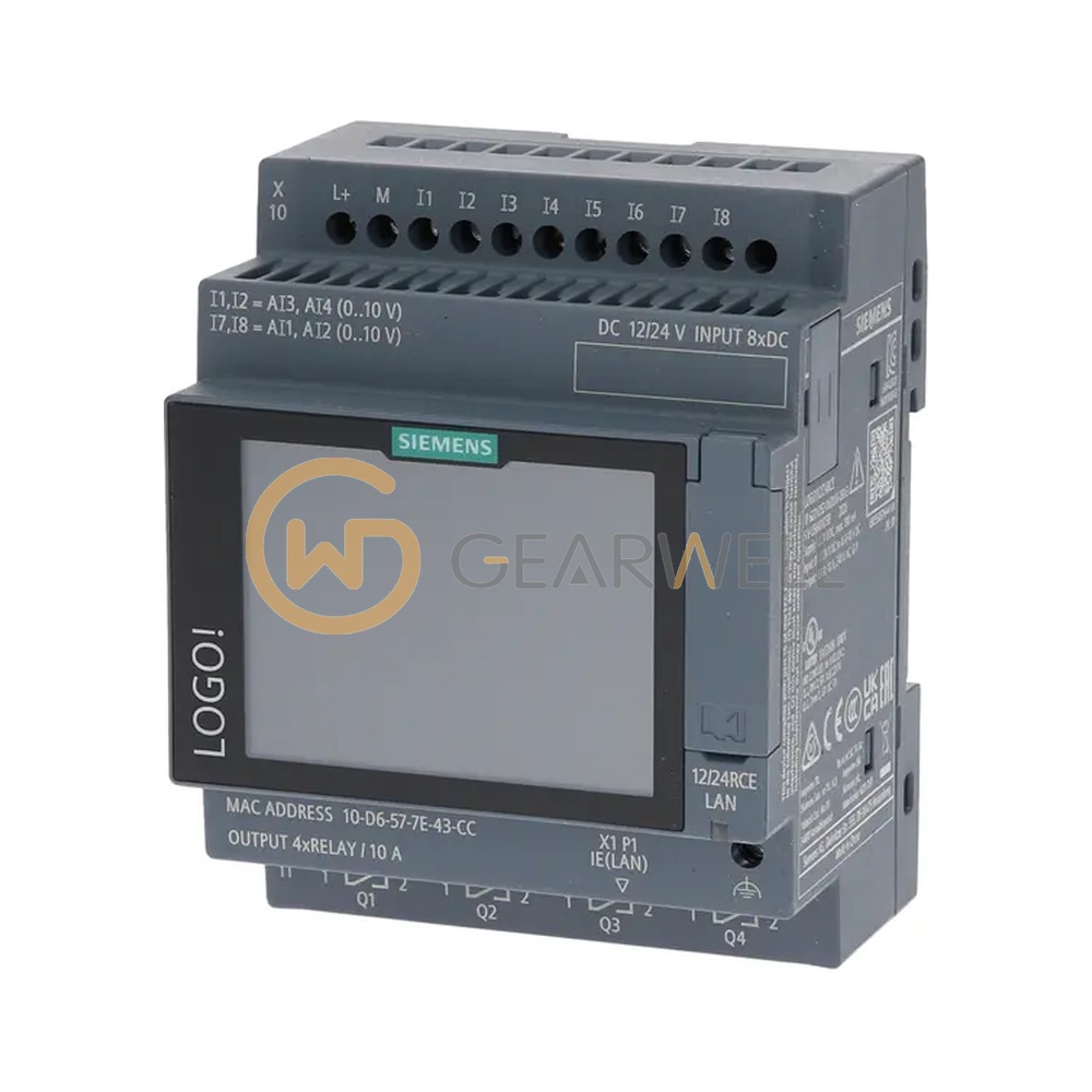 Siemens 6ED1052-1MD08-0BA3 LOGO! 12/24RCE Logic Module