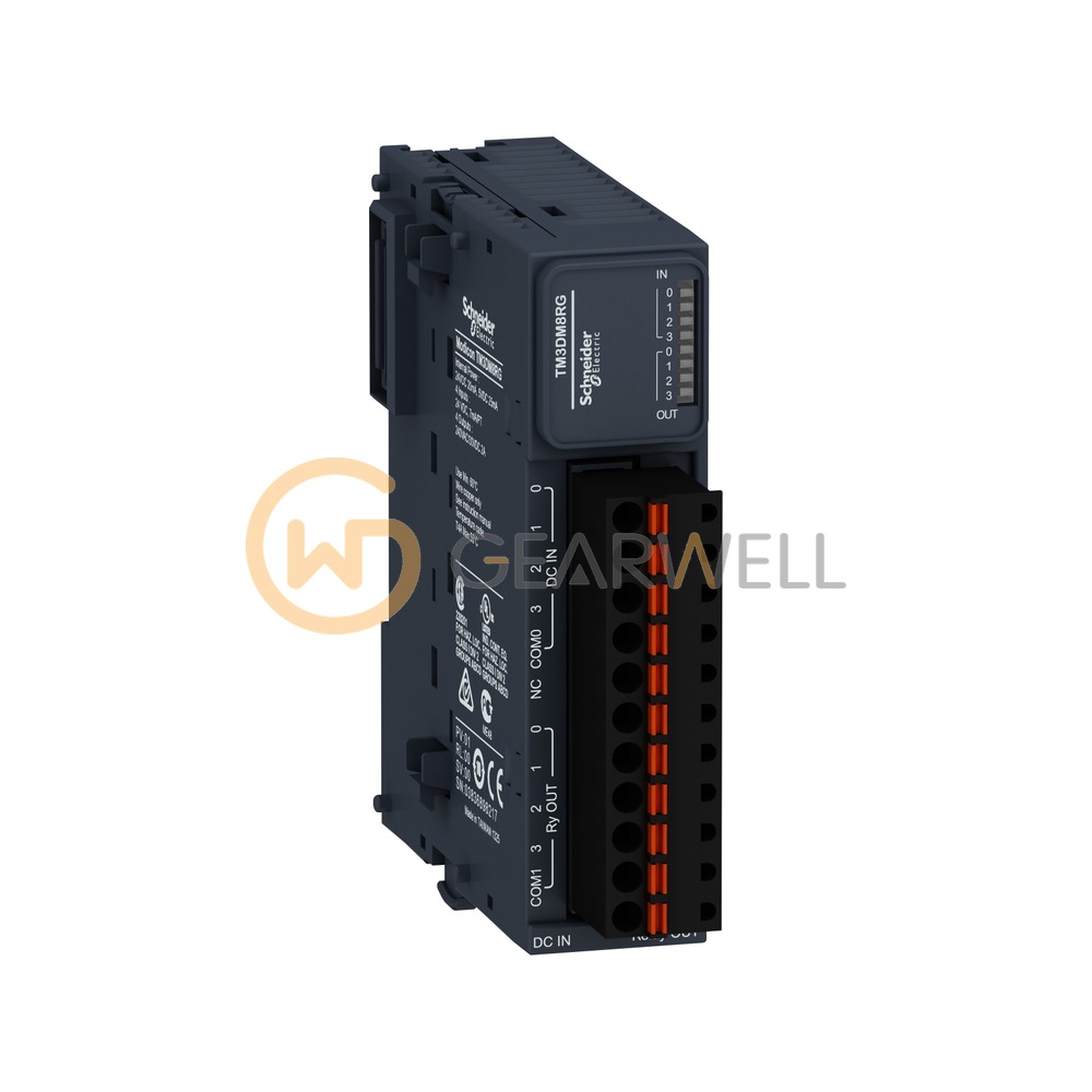 Schneider Electric TM3DM8RG 4-Input 4-Relay Output Module