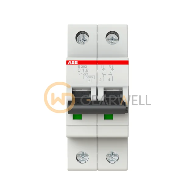ABB 2CDS252001R0974 S202-C1.6 S200 Miniature Circuit Breaker