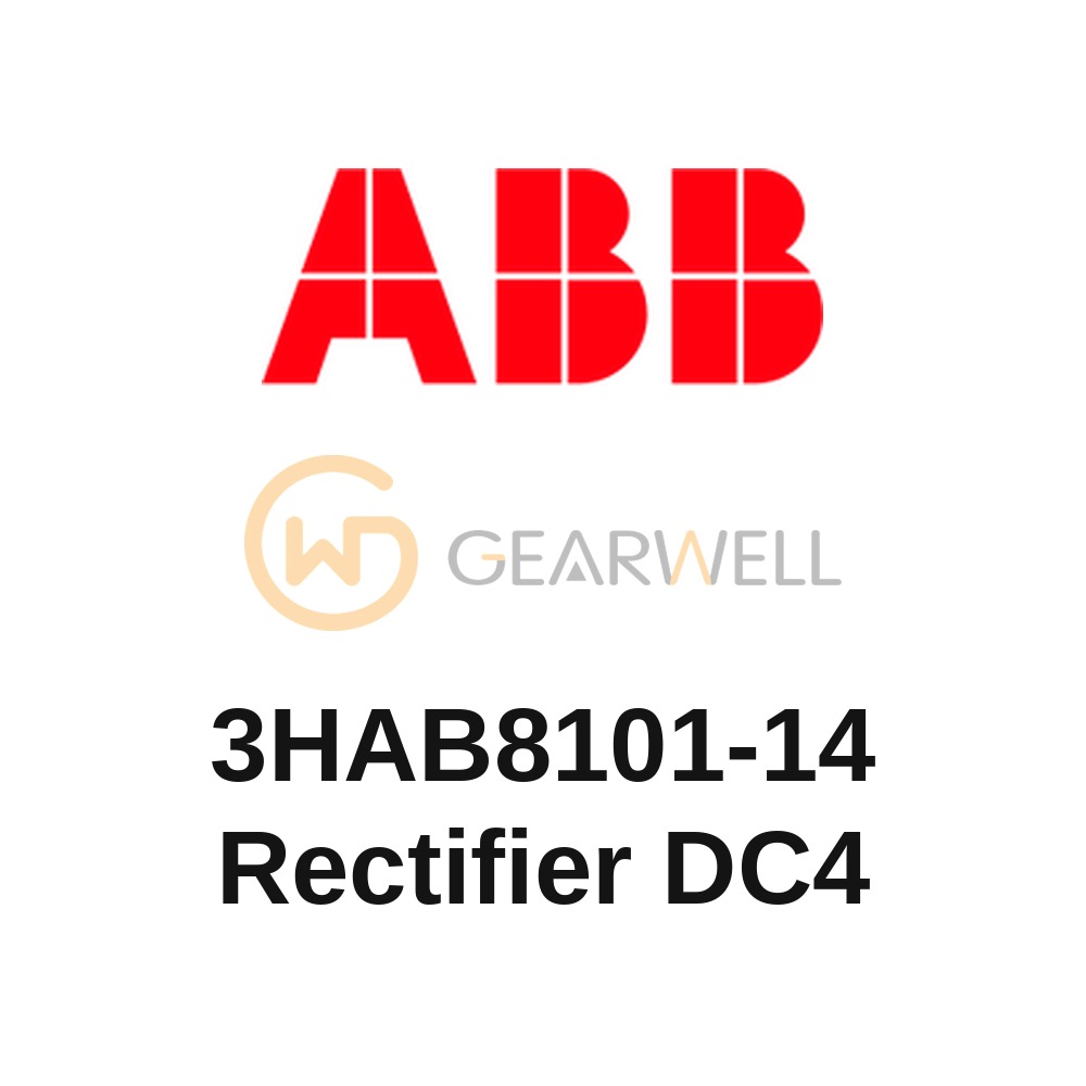 ABB 3HAB8101-14 Rectifier DC4 ABB Robotics S4C drive system (DSQC 345 rectifier family) Rectifier unit for robot drive system