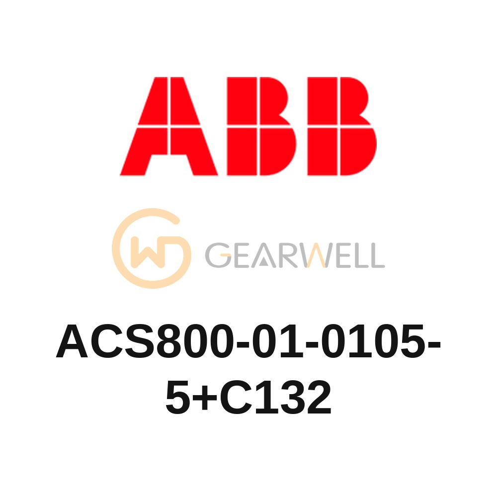 ABB ACS800-01-0105-5+C132 ACS800-01 AC drive, wall-mounted