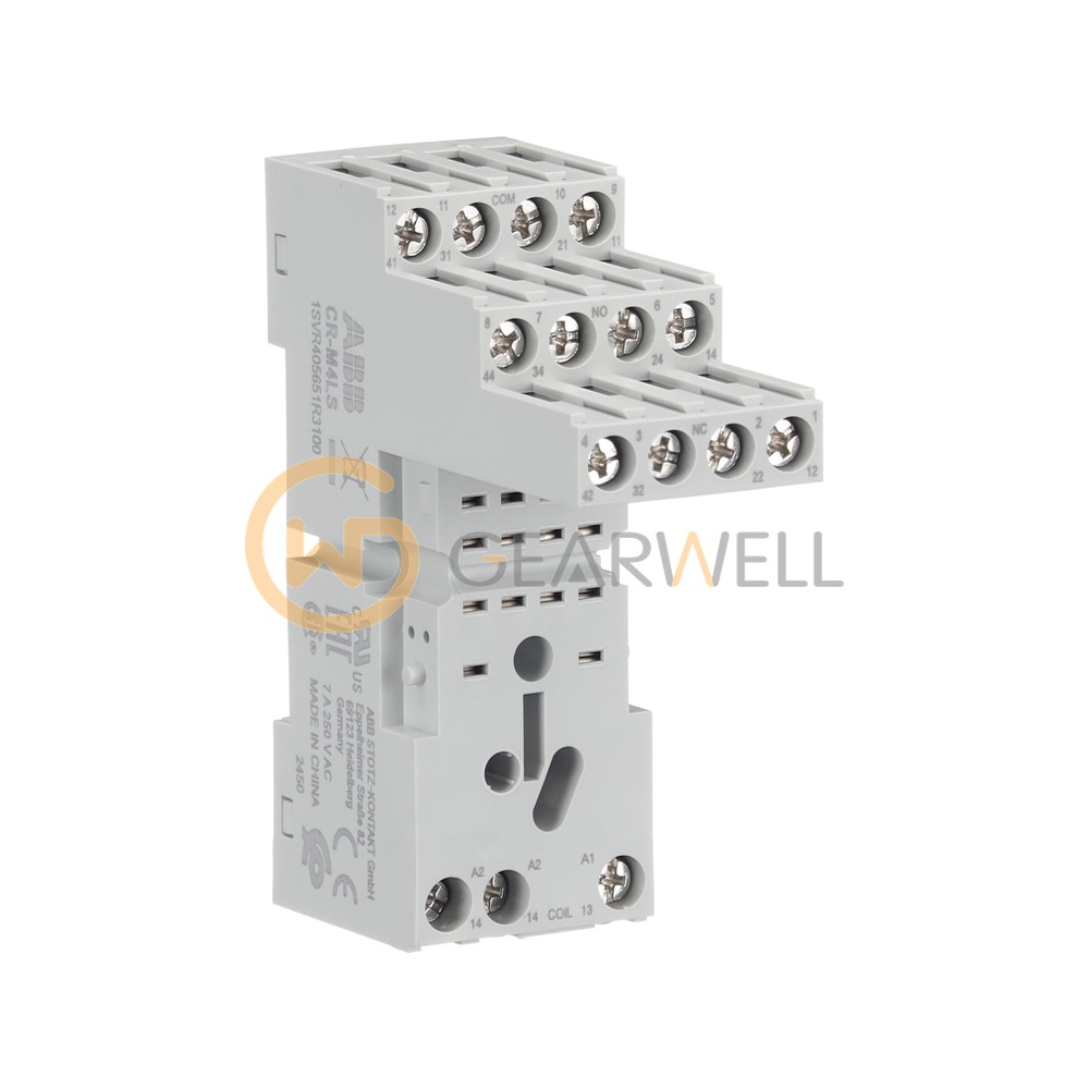 ABB CR-M4LS CR-M interface relays Logical socket for miniature relay