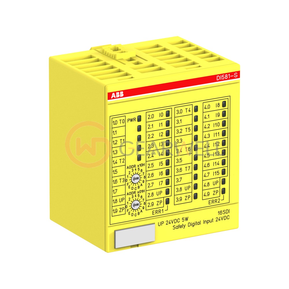 ABB DI581-S AC500-S safety I/O (S500-S) Safety digital input module