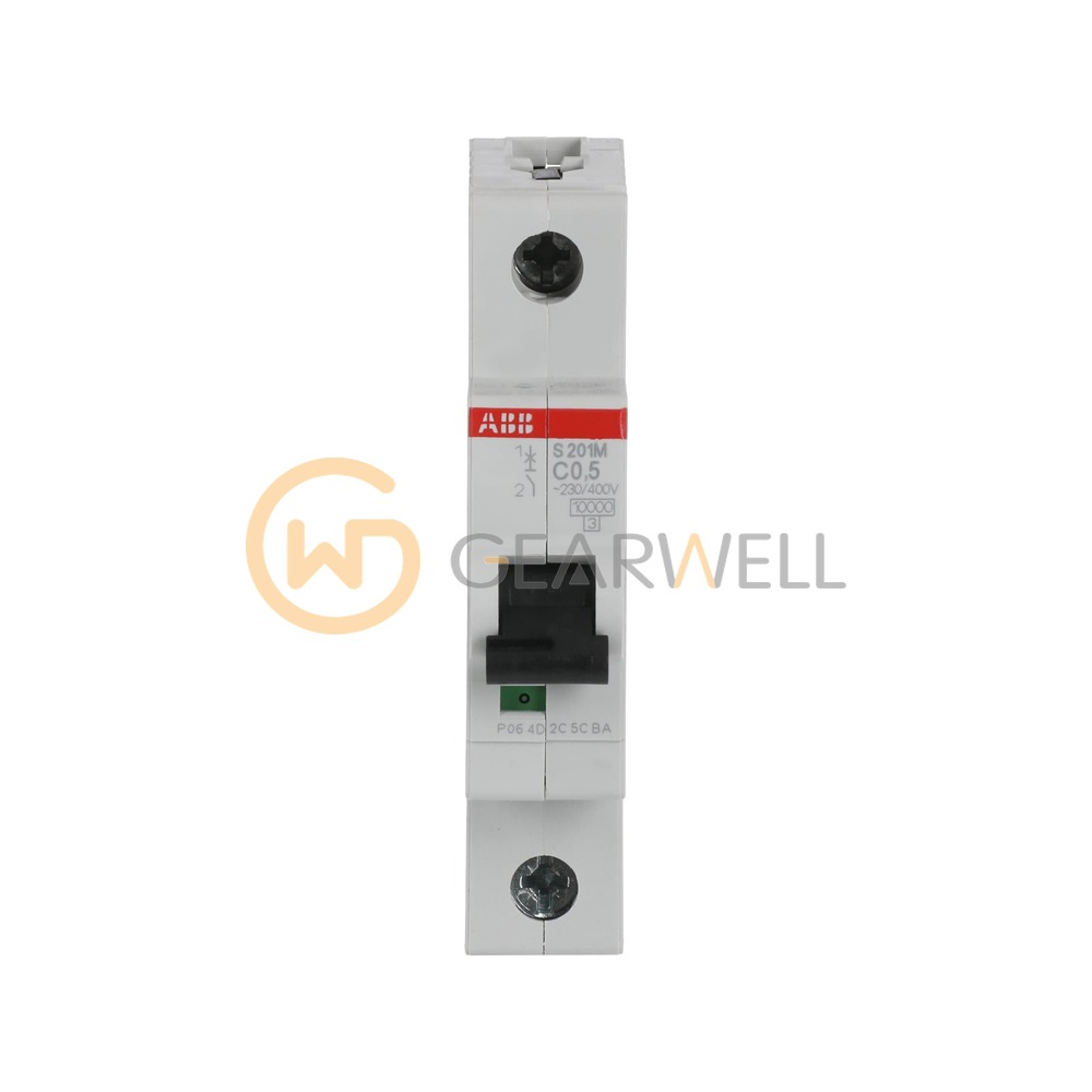 ABB S201M-C0.5 S200M Miniature Circuit Breaker 1P C0.5A