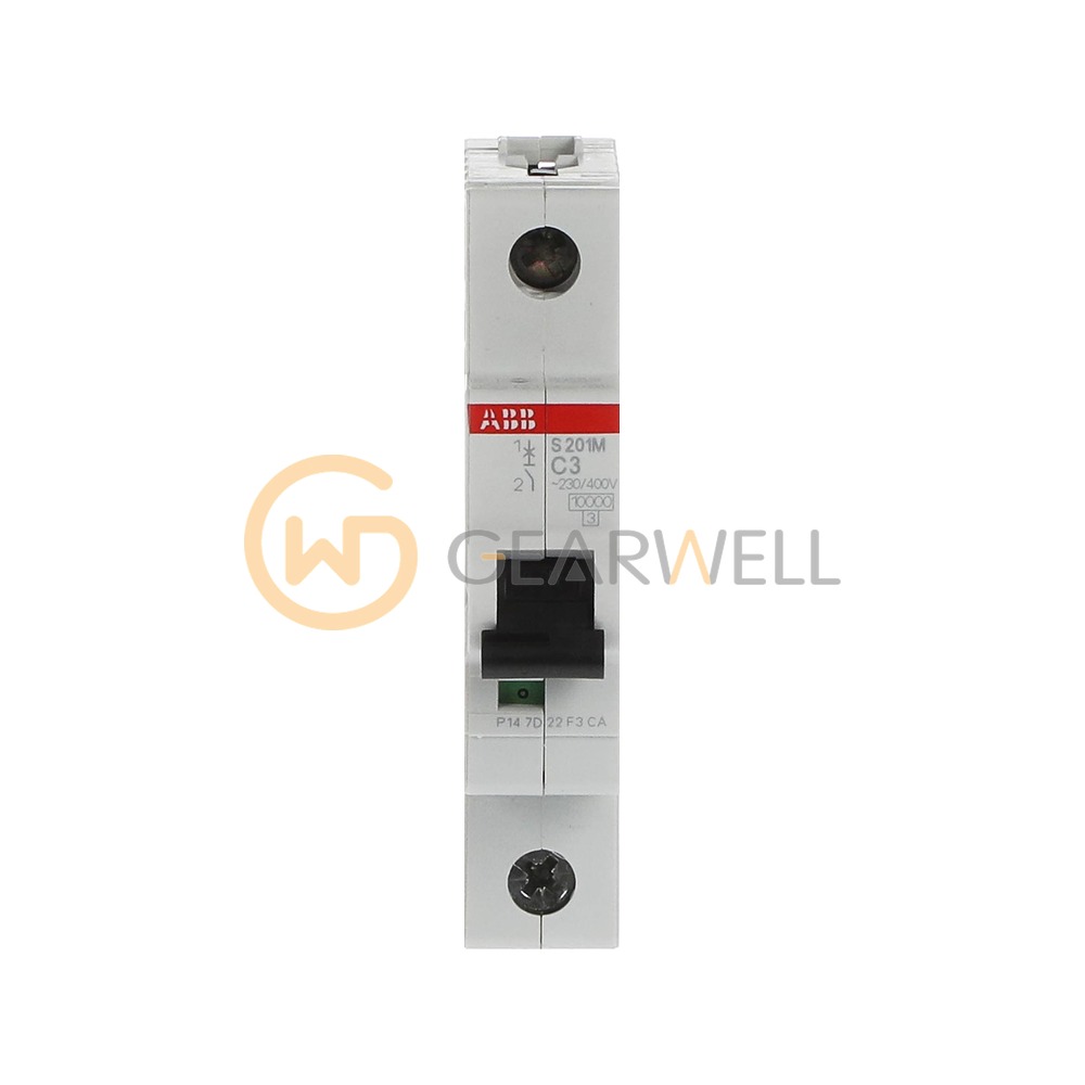 ABB S201M-C3 S200M Miniature Circuit Breaker 1P C3A