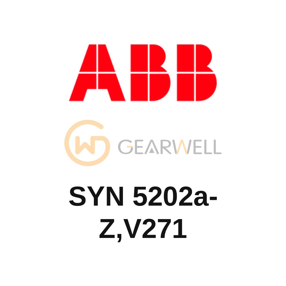 ABB SYN 5202a-Z,V271 SYNCHROTACT 5 Automatic dual-channel synchronizer
