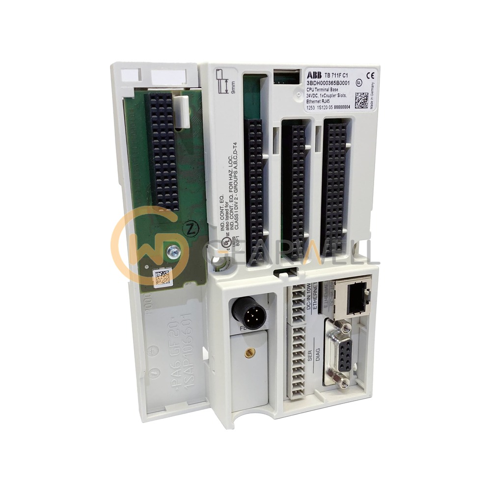 ABB TB 711F AC 800F / Freelance control hardware CPU terminal base