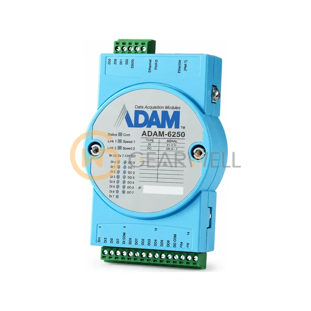 Advantech ADAM-6250 ADAM-6200 8DI/7DO Ethernet Remote I/O Module
