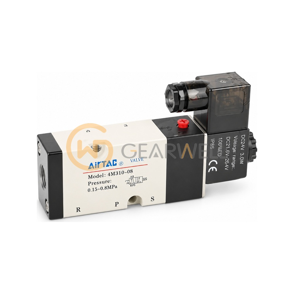 AirTAC 4M310-08 4M 5/2-Way NAMUR Solenoid Valve