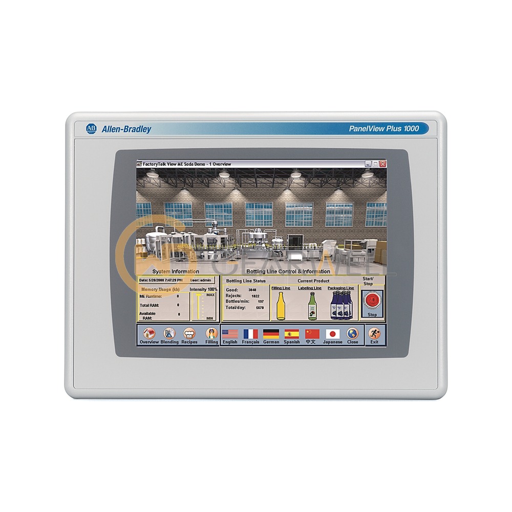 Allen-Bradley 2711PC-T10C4D1 PanelView Plus Compact 1000 Touch HMI