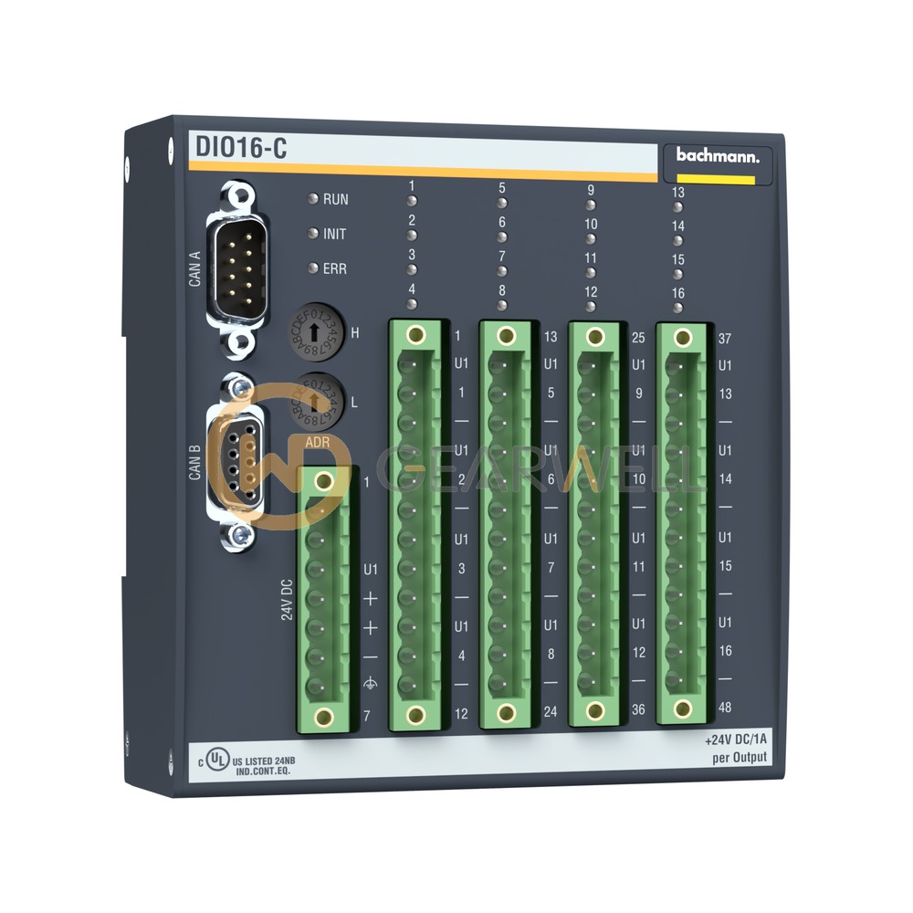 BACHMANN DIO16-C M200 CAN Slave Digital I/O Module
