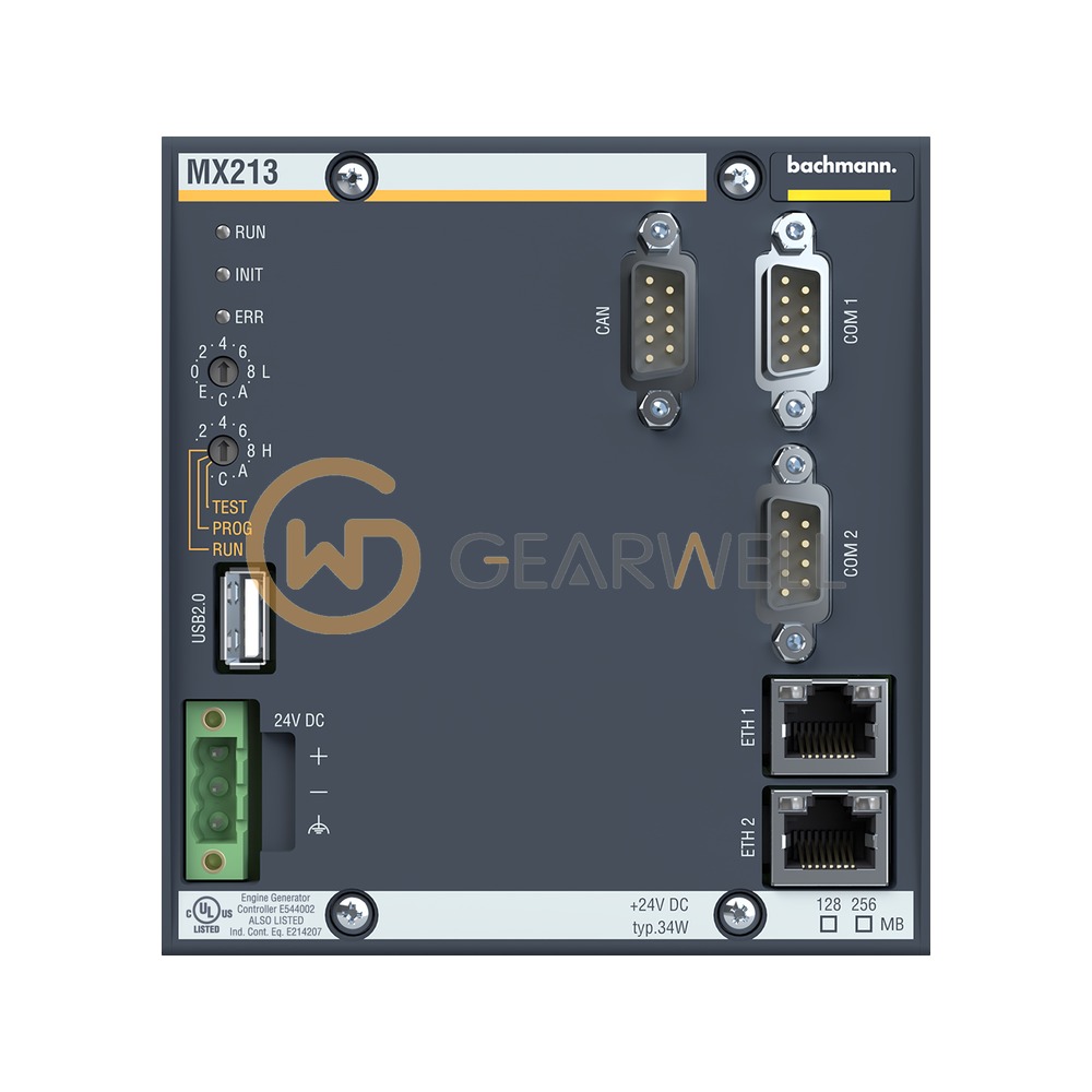 BACHMANN MX213 M200 MX200 Series Processor Module (CPU)