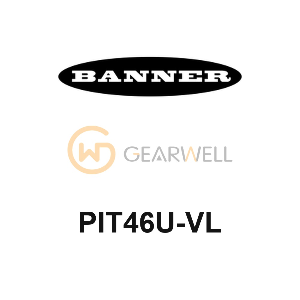 BANNER PIT46U-VL Vantage Line Opposed-Mode Plastic Fiber, M4, 2 m