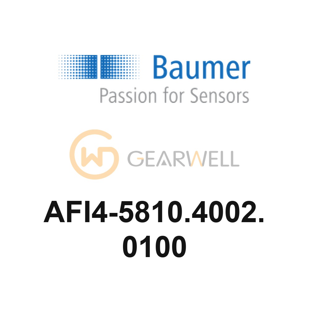 BAUMER AFI4-5810.4002.0100 CombiLyz AFI4 Conductivity Sensor