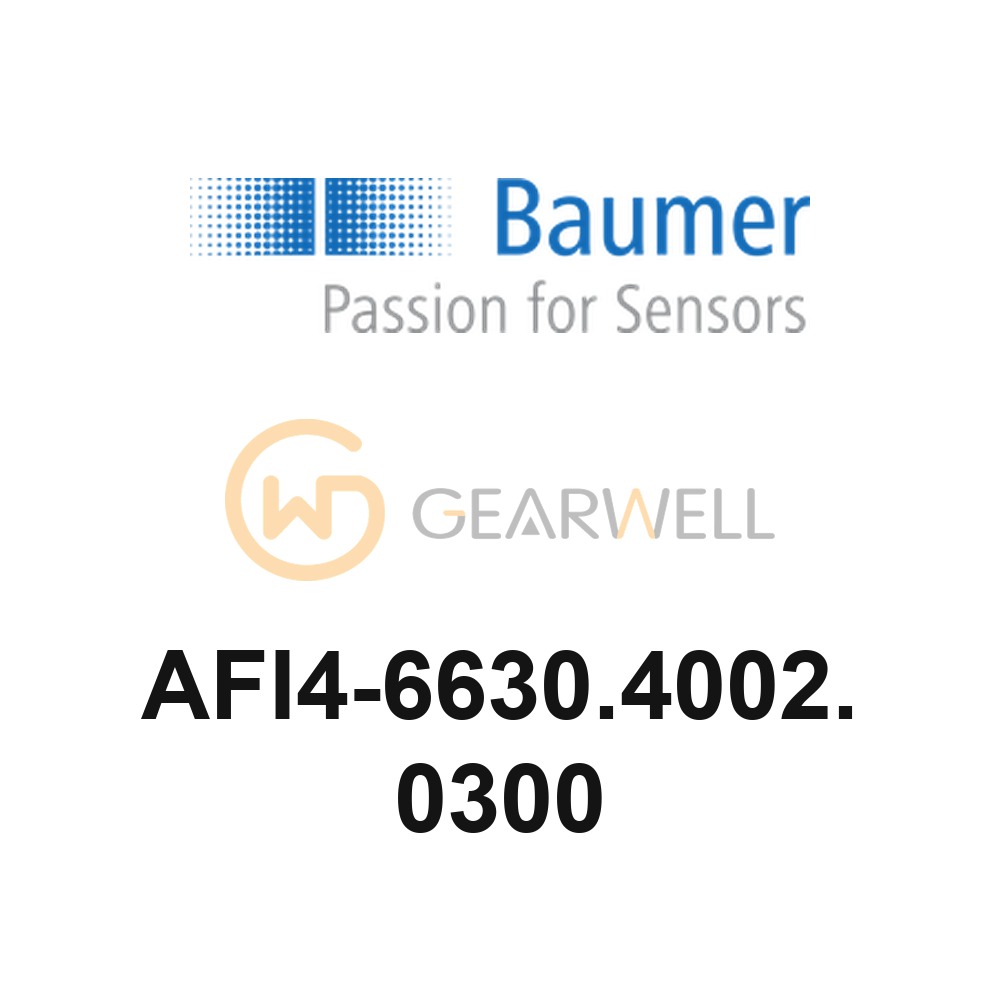 BAUMER AFI4-6630.4002.0300 CombiLyz AFI4 Conductivity Sensor