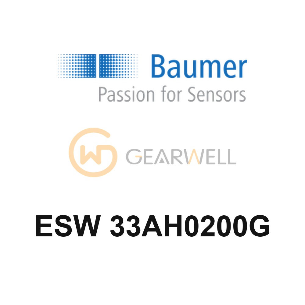 BAUMER ESW 33AH0200G M12 Supply Cable Angled, 4-Pin, 2 m