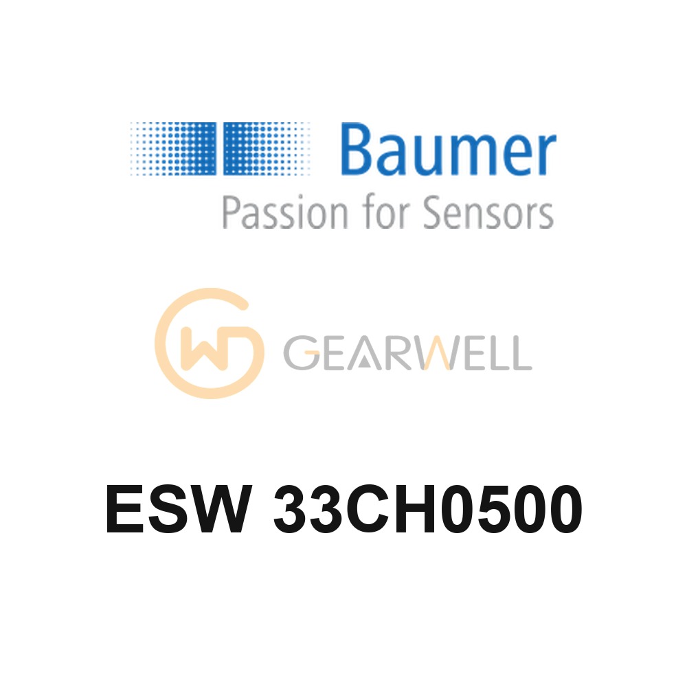 BAUMER ESW 33CH0500 M12 Supply Cable Angled, 5-Pin, 5 m