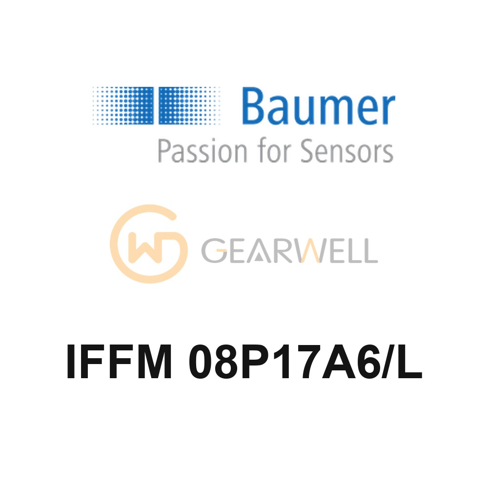 BAUMER IFFM 08P17A6/L Inductive Proximity Sensor, Subminiature 8 mm