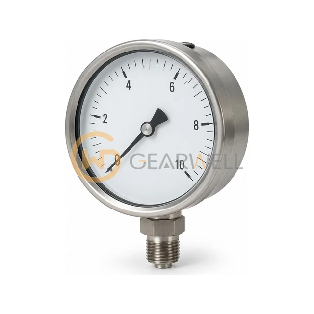 BAUMER MAT5DX(M20x1.5)0B24(oxygen) MAT Pressure Gauge, 100 mm