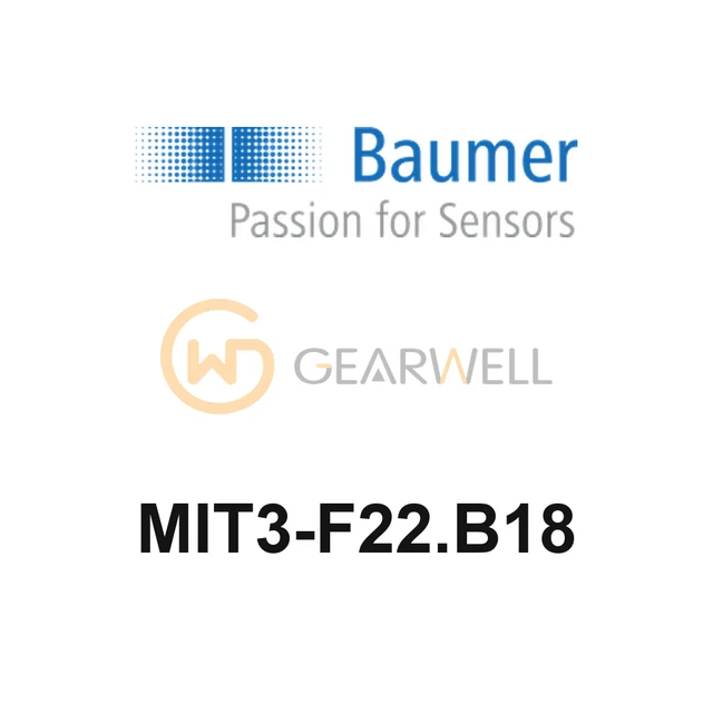 BAUMER MIT3-F22.B18 MIT Pressure Gauge, 63 mm, 0 ... 2.5 bar