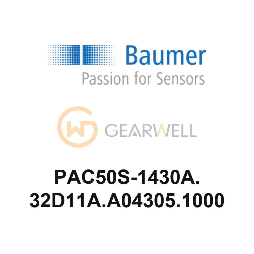BAUMER PAC50S-1430A.32D11A.A04305.1000 PAC50S Conductivity Sensor