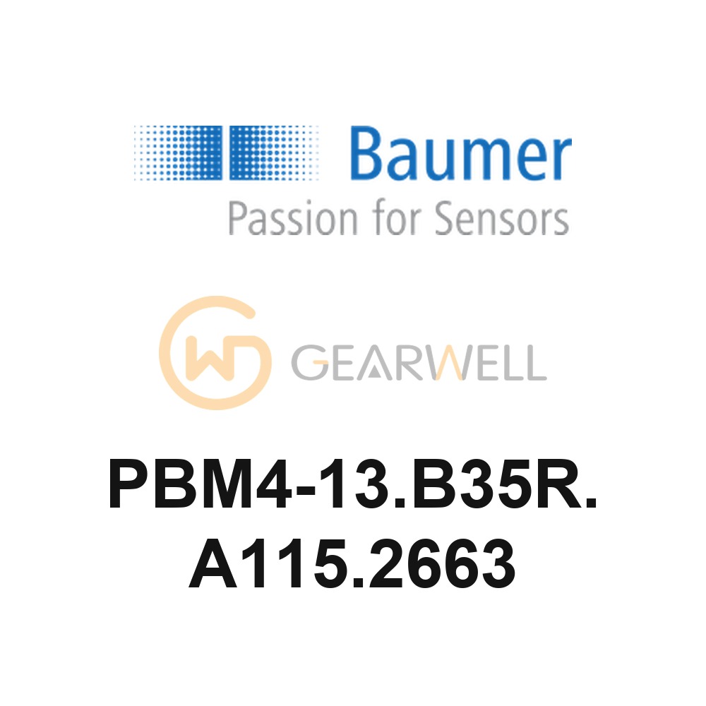 BAUMER PBM4-13.B35R.A115.2663 PBM4 Pressure Sensor