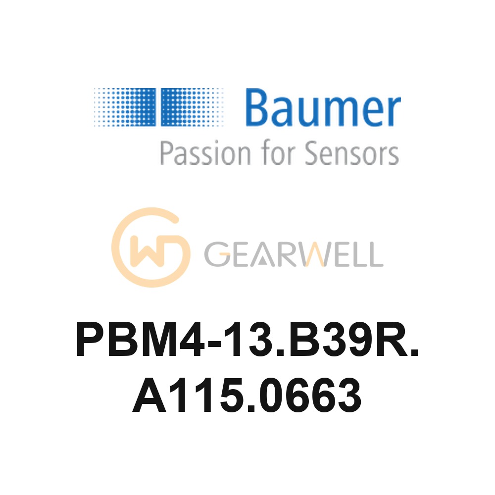 BAUMER PBM4-13.B39R.A115.0663 PBM4 Pressure Sensor