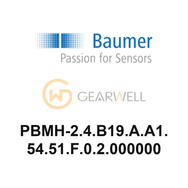 BAUMER PBMH-2.4.B19.A.A1.54.51.F.0.2.000000 Hygienic Pressure Sensor