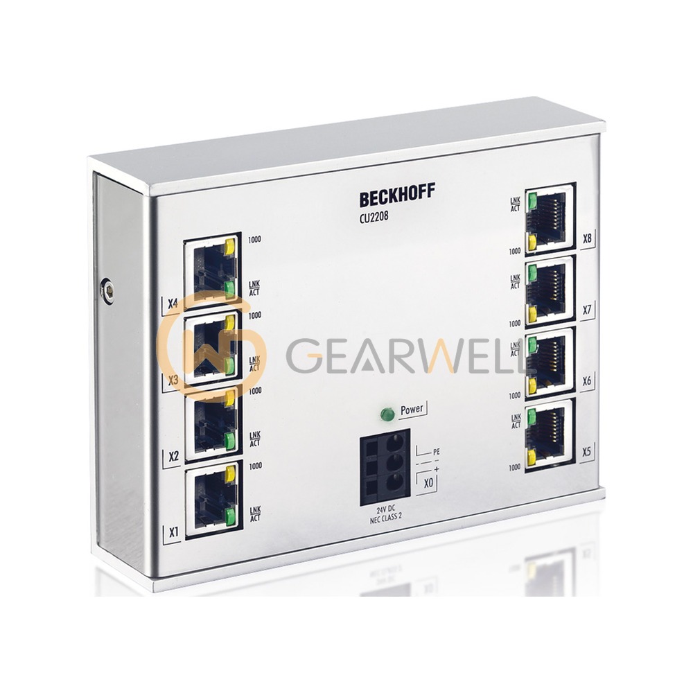 BECKHOFF CU2208 CU22xx 8-Port Gigabit Ethernet Switch