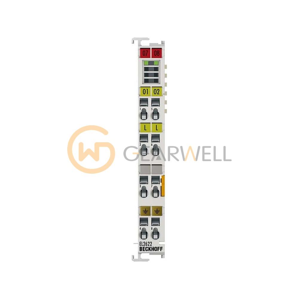 BECKHOFF EL2622 EtherCAT 2-Channel Relay Output Terminal