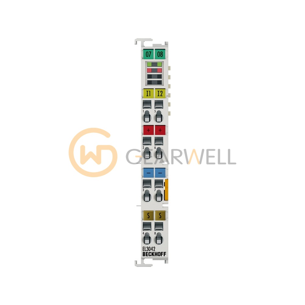 BECKHOFF EL3042 EtherCAT 2-Channel Analog Input Terminal
