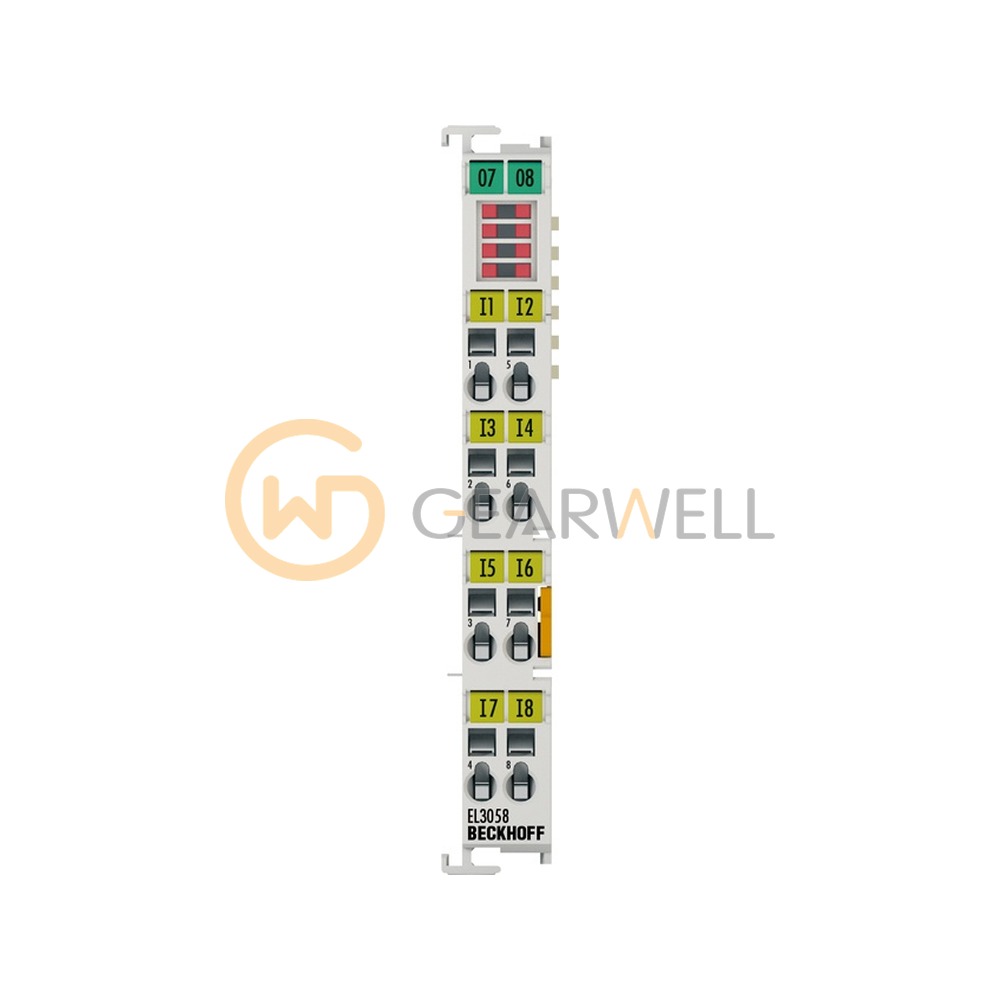 BECKHOFF EL3058 EtherCAT 8-Channel Analog Input Terminal