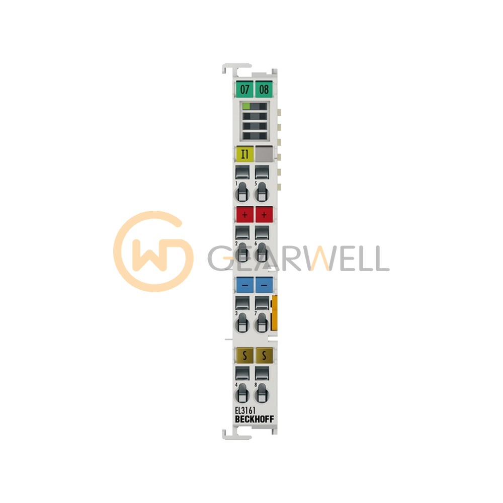 BECKHOFF EL3161 EtherCAT 1-Channel Analog Input Terminal
