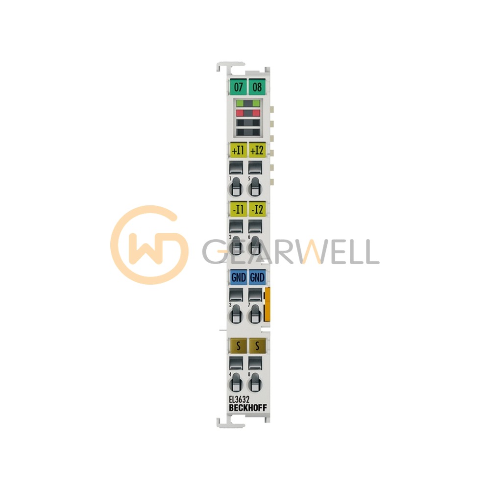 BECKHOFF EL3632 EtherCAT 2-Channel Analog Input Terminal