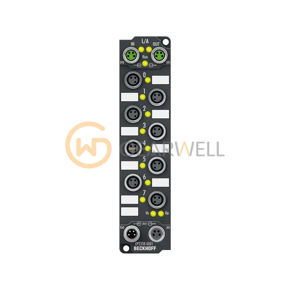 BECKHOFF EP2338-0001 EtherCAT Box 8-Channel Digital I/O