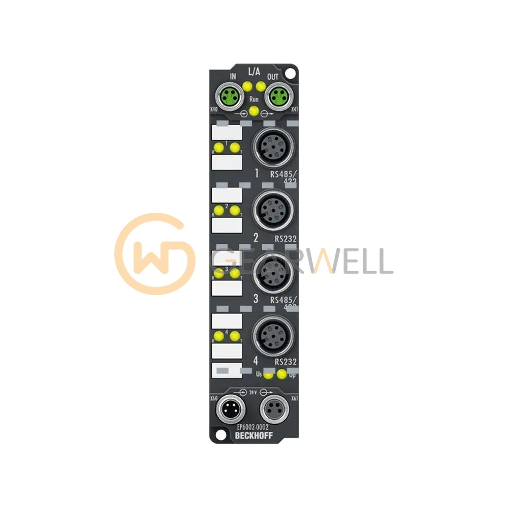 BECKHOFF EP6002-0002 EtherCAT Box 2-Channel Serial Interface