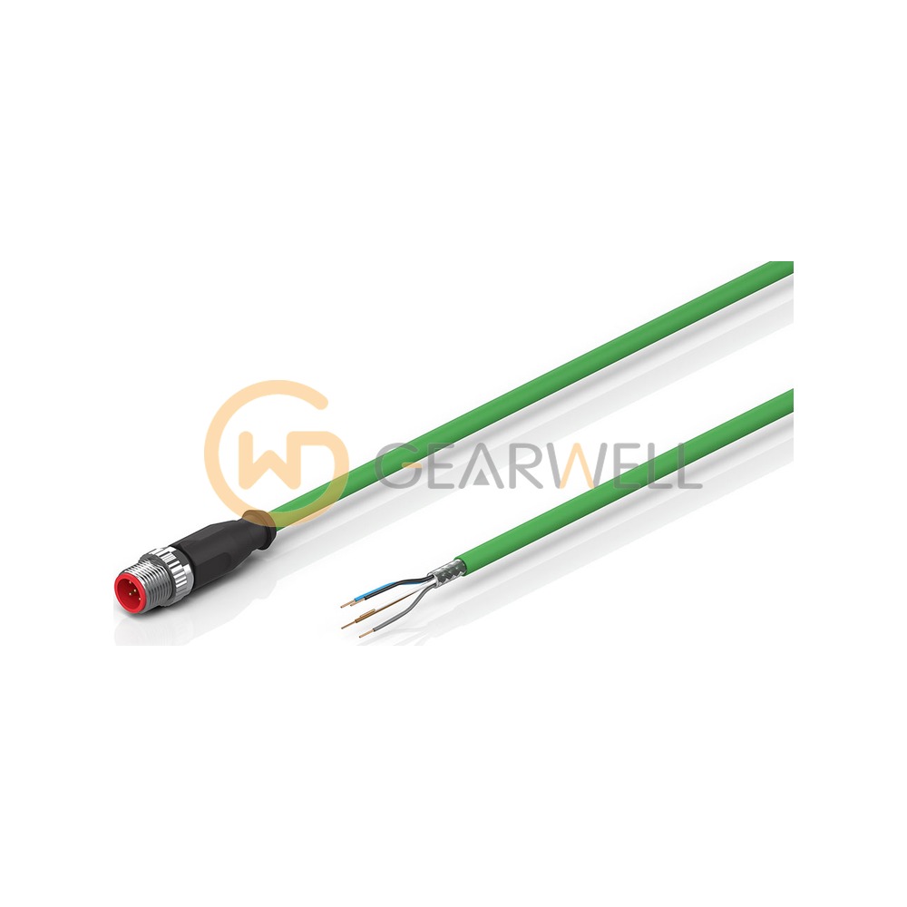 BECKHOFF ZK4000-5100-2100 Encoder Cable M12 Plug Open End 10 m