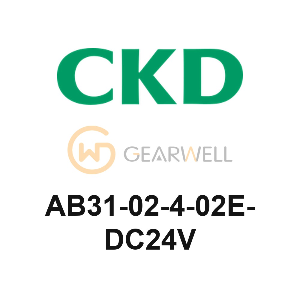 CKD AB31-02-4-02E-DC24V AB31 Direct Acting 2-Port Solenoid Valve