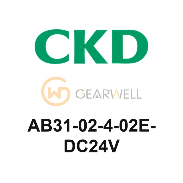 CKD AB31-02-4-02E-DC24V AB31 Direct Acting 2-Port Solenoid Valve