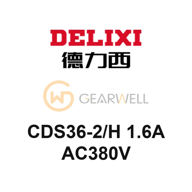 DELIXI CDS36-2/H 1.6A AC380V CDS36 Electromagnetic Starter