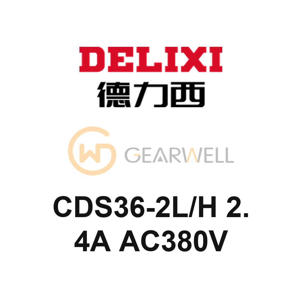 DELIXI CDS36-2L/H 2.4A AC380V CDS36 Electromagnetic Starter