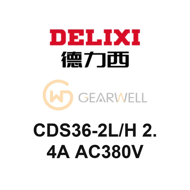 DELIXI CDS36-2L/H 2.4A AC380V CDS36 Electromagnetic Starter
