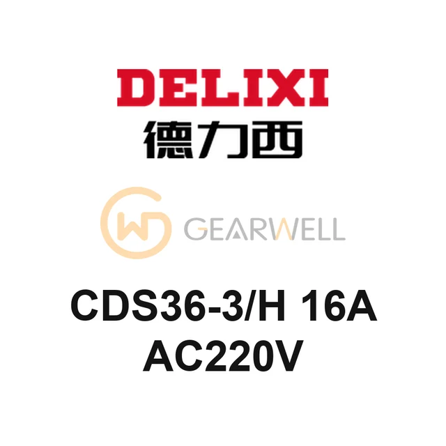 DELIXI CDS36-3/H 16A AC220V CDS36 Electromagnetic Starter