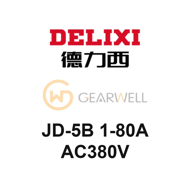 DELIXI JD-5B 1-80A AC380V JD-5 Motor Integrated Protector