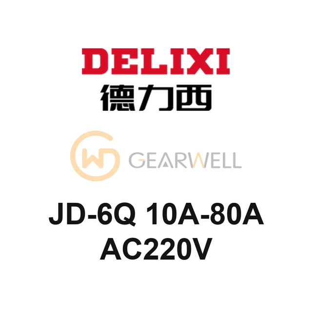 DELIXI JD-6Q 10A-80A AC220V JD-6 Motor Integrated Protector